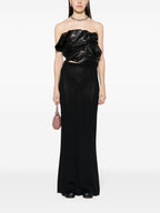 Rick Owens Draped leather bustier