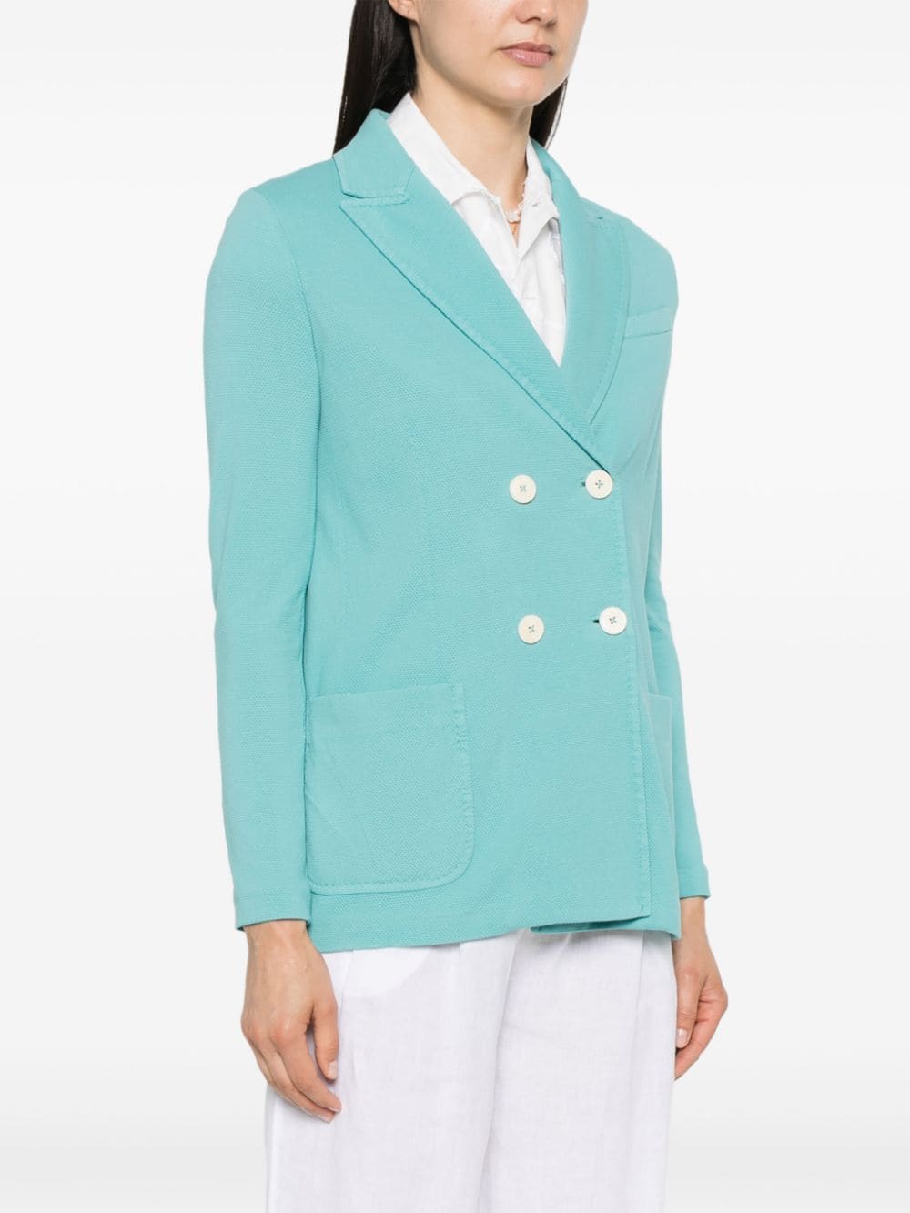 Circolo 1901 Oxford double-breasted jacket