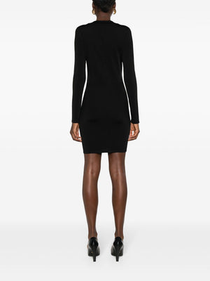 Saint Laurent Décolleté Mini Dress