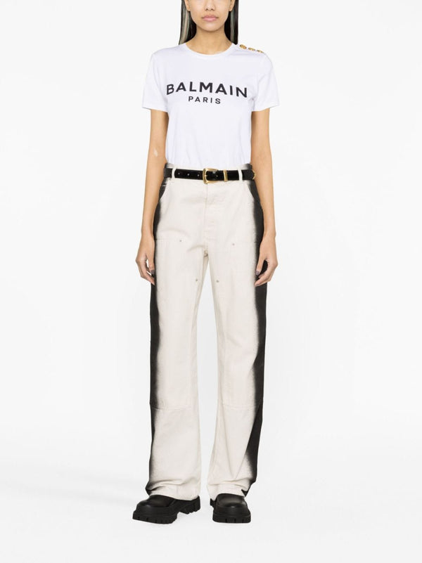 Balmain T-shirt with Balmain Paris print