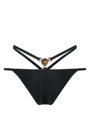 Versace Medusa-plaque strappy bikini bottoms
