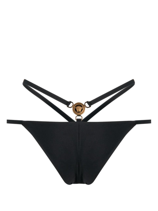 Versace Medusa-plaque strappy bikini bottoms