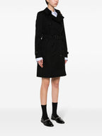 Burberry gabardine-weave trench coat