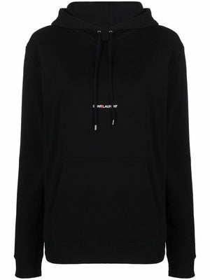 Saint Laurent Logo Print Hoodie