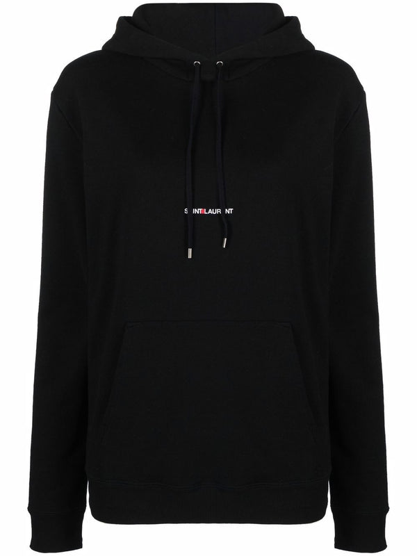 Saint Laurent Logo Print Hoodie