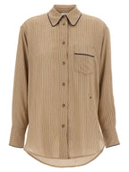 Victoria Beckham Piping Detail Pyjama Shirt