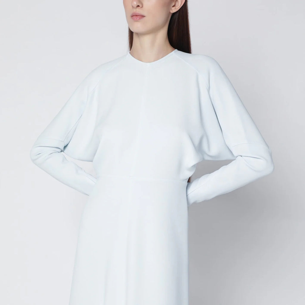 Victoria Beckham Ice blue Dolman midi dress