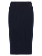 Courreges Loop Rib Knit Skirt