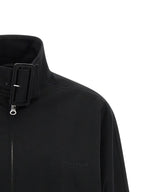 Courreges Buckle Zipped Bomber Jacket