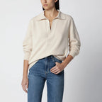 Victoria Beckham Genevieve sweater in Elderflower cashmere blend