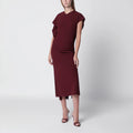 Victoria Beckham Victoria stretch cady ankle-length dress in cinnabar red