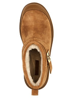 Tory Burch Mellow Shearling Platform Ankle Boots