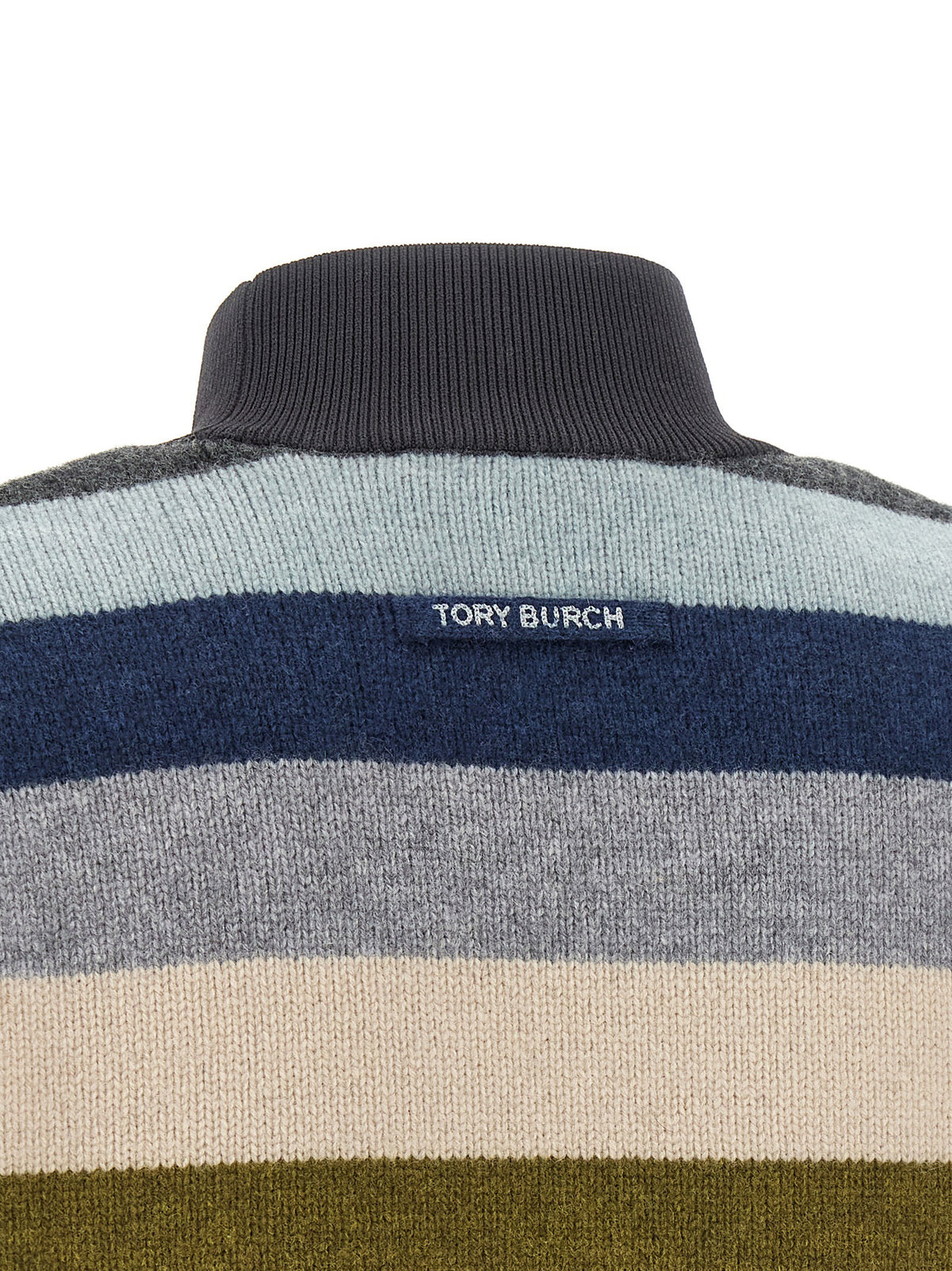 Tory Burch Striped Wool Sweater