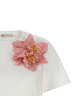 Tory Burch Floral Applique T-shirt
