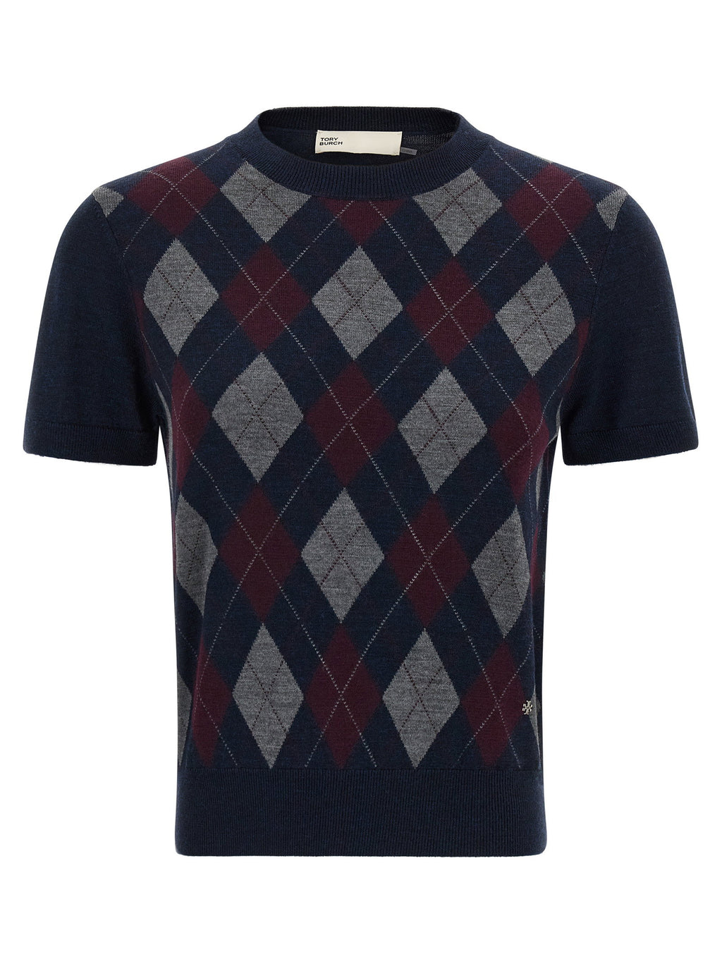 Tory Burch Argyle Sweater