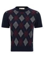 Tory Burch Argyle Sweater