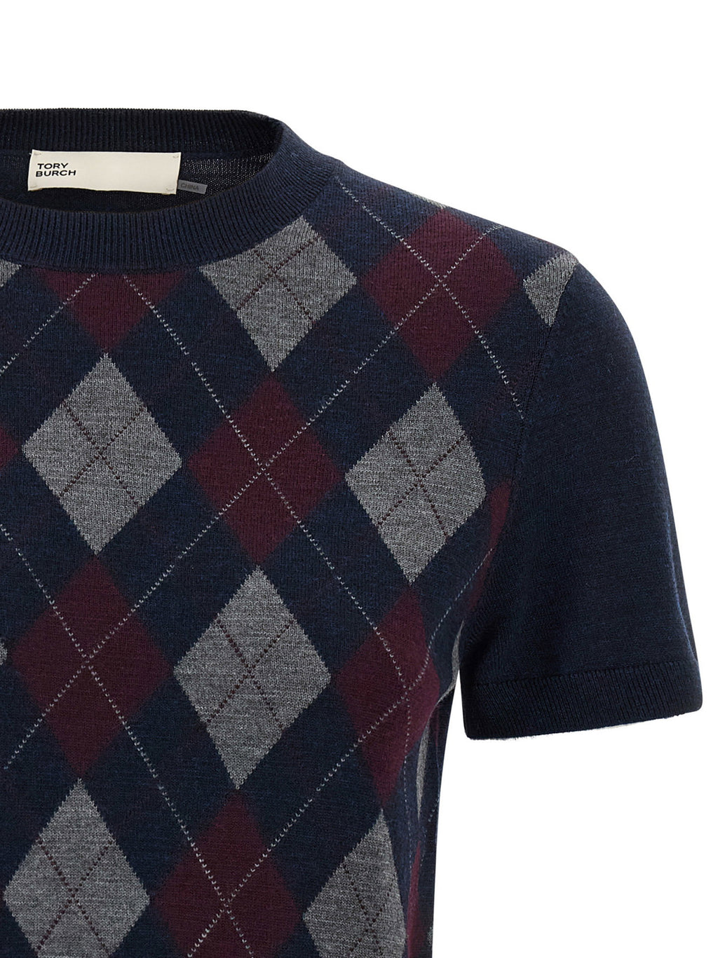 Tory Burch Argyle Sweater