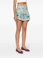 Zimmermann Ottie Tuck Linen Shorts
