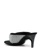 The Attico Rem crystal-embellished thong sandals