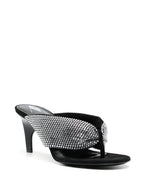 The Attico Rem crystal-embellished thong sandals