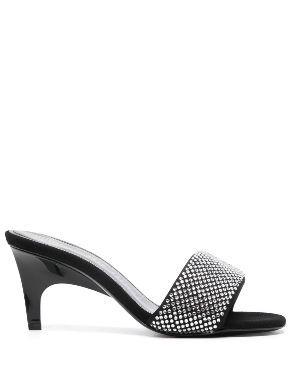 The Attico Rem Mules with rhinestones 60mm