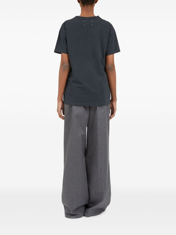 Maison Margiela Logo-embroidered cotton T-shirt