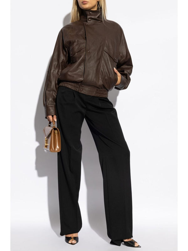 Saint Laurent grain de poudre wool trousers