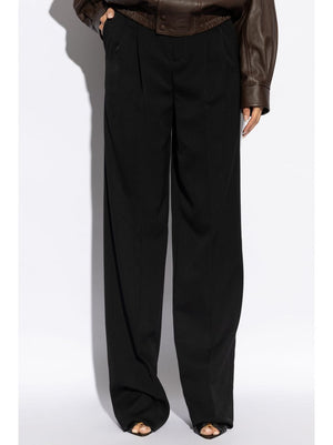 Saint Laurent grain de poudre wool trousers