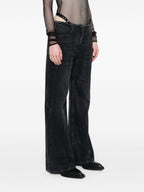Givenchy Wide-leg denim cotton jeans