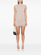 Saint Laurent Short Dress With Ruffles