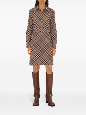 Burberry Checked shirt dress