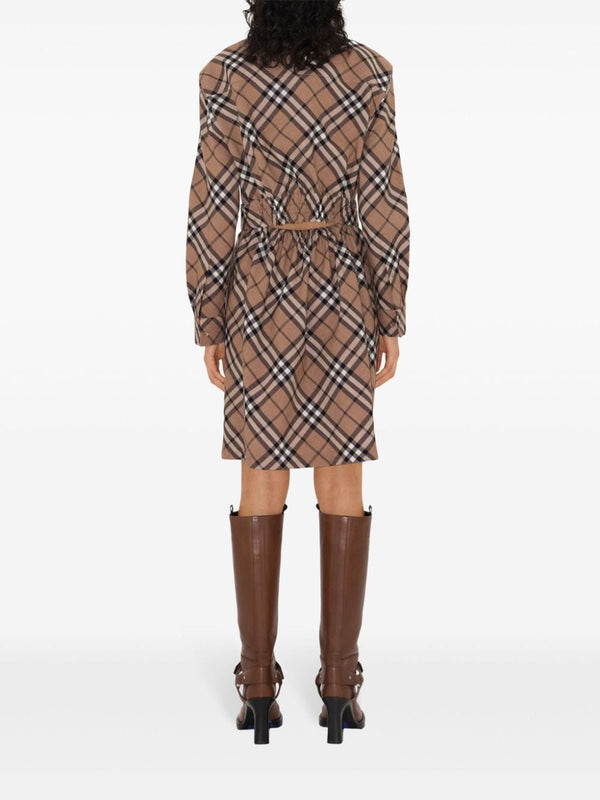 Burberry Checked shirt dress