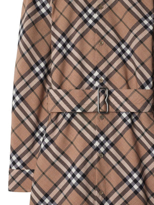 Burberry Checked shirt dress