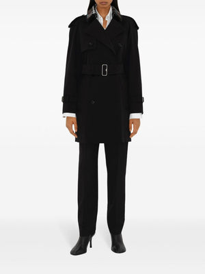 Burberry detachable-collar trench coat
