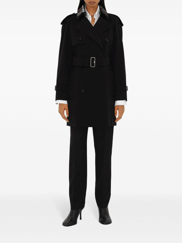 Burberry detachable-collar trench coat