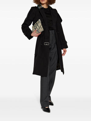 Burberry detachable-collar trench coat