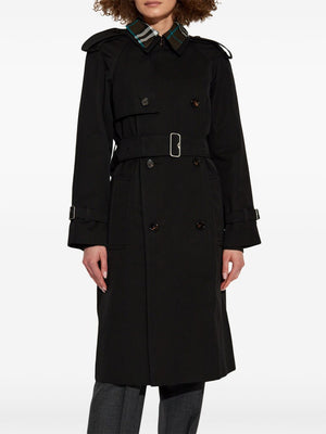 Burberry detachable-collar trench coat