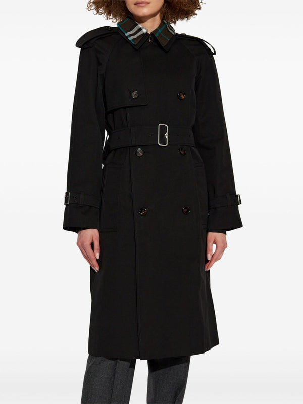Burberry detachable-collar trench coat