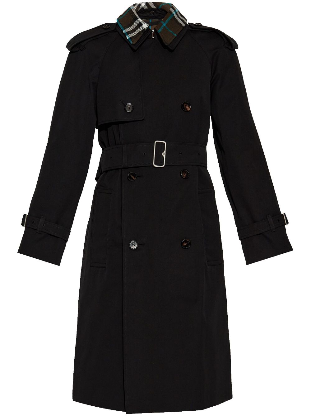Burberry detachable-collar trench coat