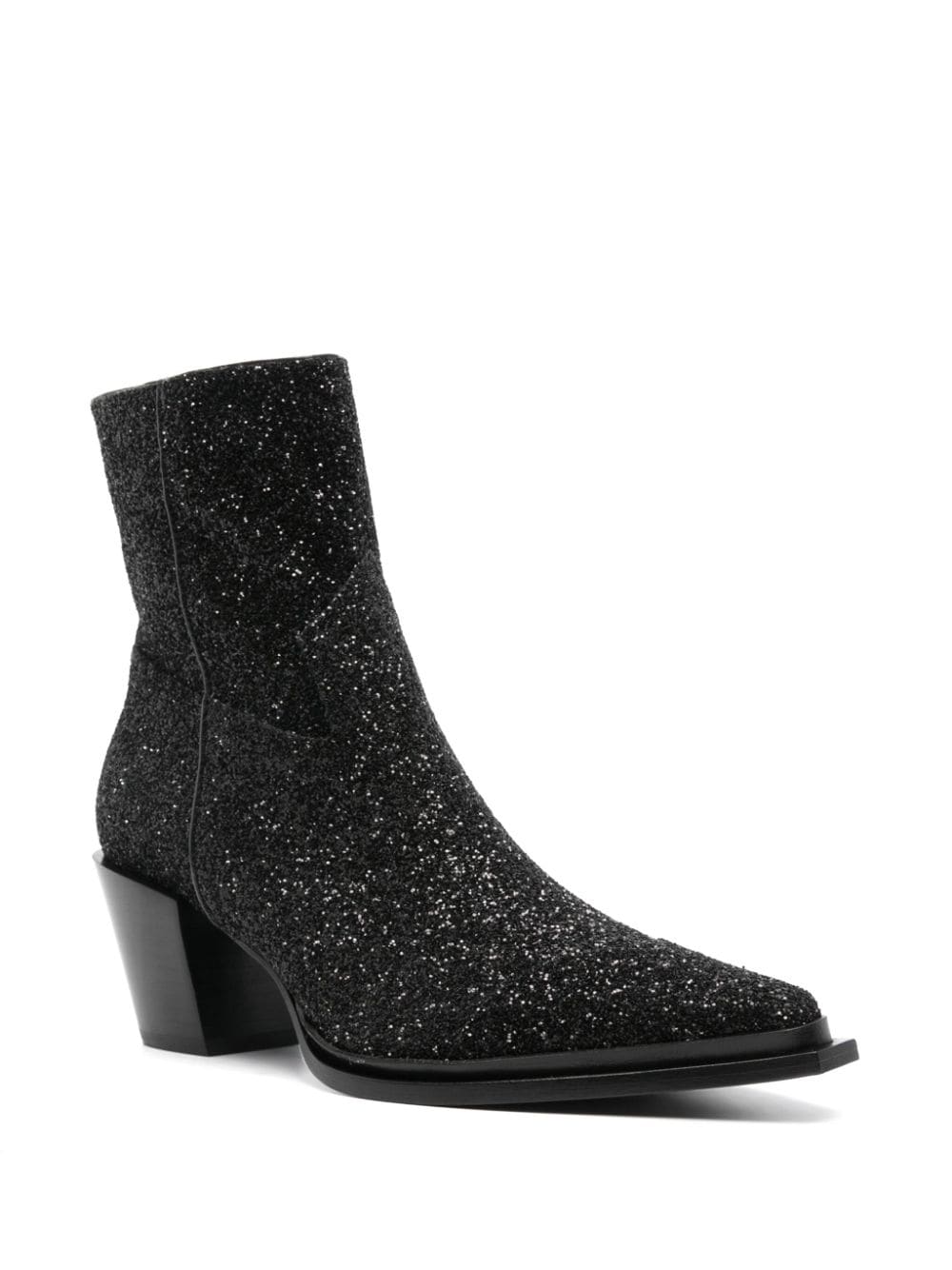 Jimmy Choo Cece Ab Glitter Ankle Boots 60mm