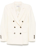 Alberto Biani Wool double-breasted jacket