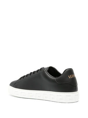 Versace greca faux leather sneakers
