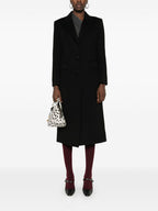 معطف ألبرتو بياني الأسود