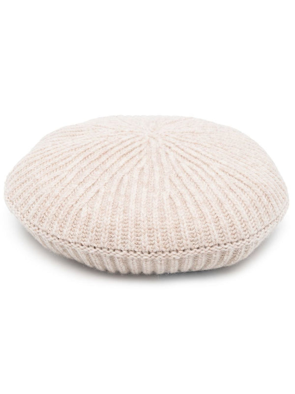 Ganni Ribbed wool hat