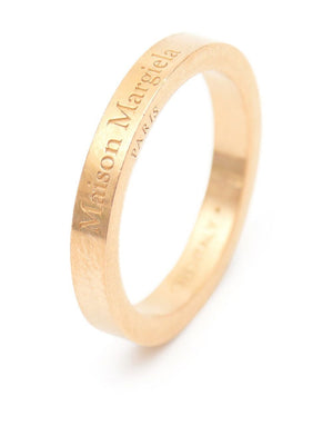 Maison Margiela logo-engraved band ring