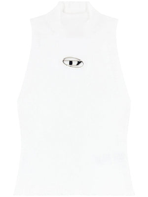 Diesel Ribbed-knit turtleneck top