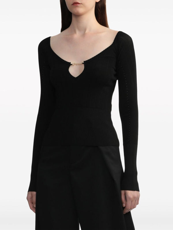 JACQUEMUS Top Black