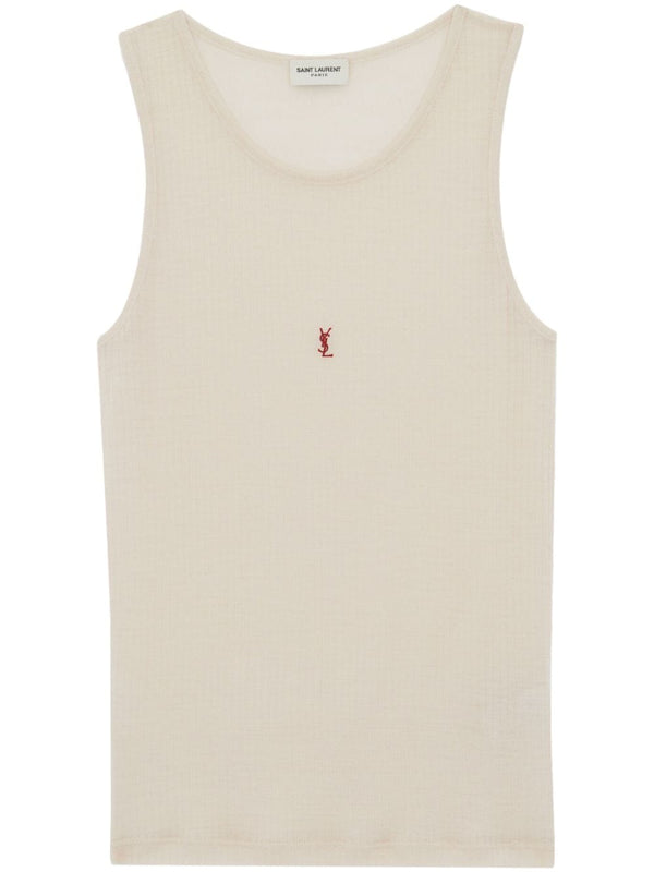 Saint Laurent Cassandre tank top