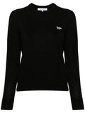 Maison Kitsuné Maison Kitsune Baby Fox-patch sweater