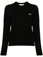 Maison Kitsuné Maison Kitsune Baby Fox-patch sweater
